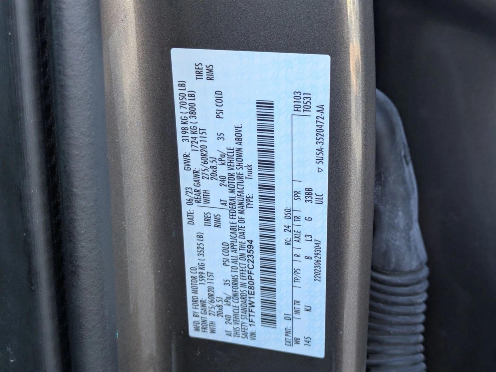 Used 2023 Stone Gray Metallic Ford King Ranch image 23