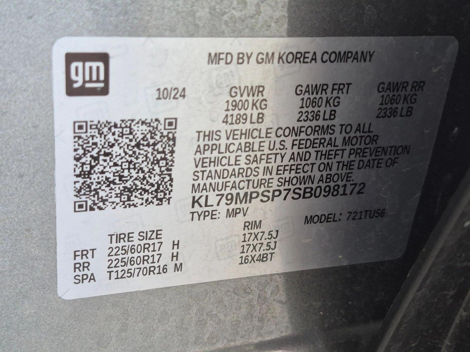 Used 2025 Sterling Gray Metallic Chevrolet LT image 22