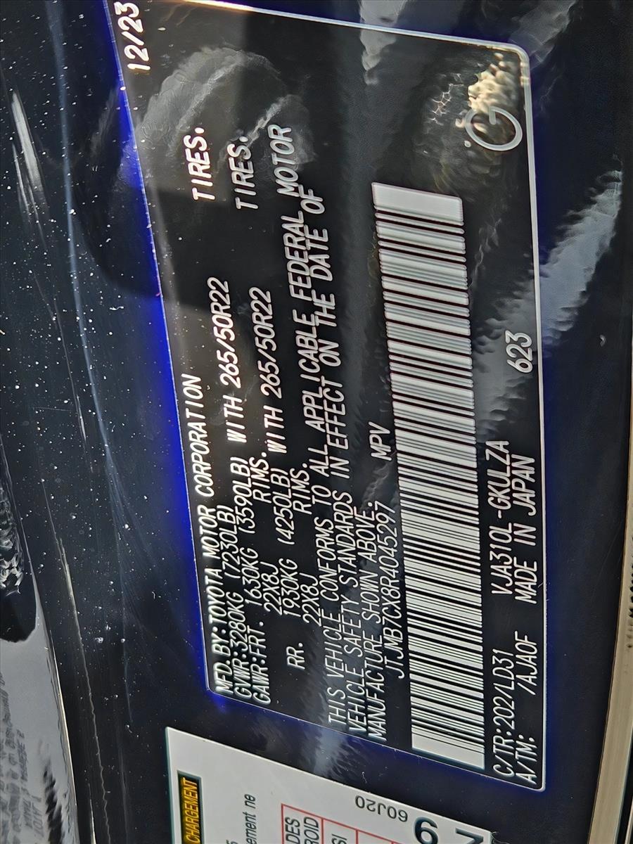 Used 2024 Black Lexus LX 600 F SPORT image 23