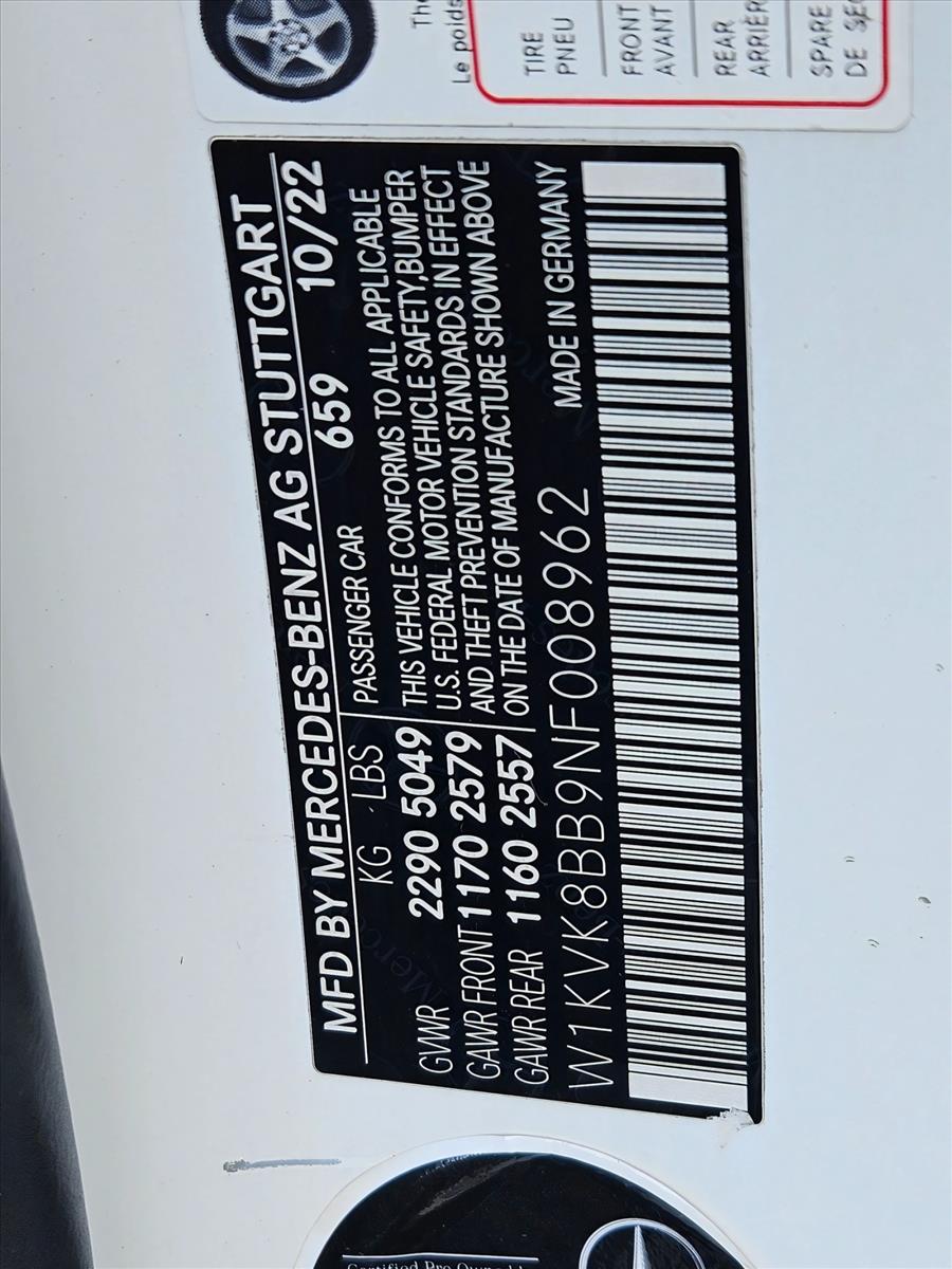 Used 2022 Manufaktur Moonlight White Magno Mercedes-Benz AMG® SL 63 image 23