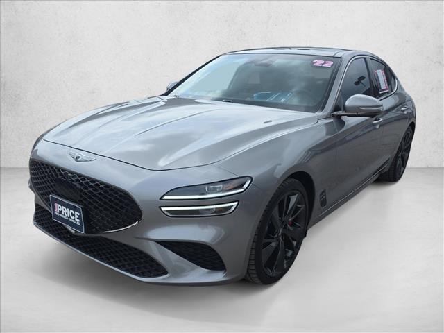 Savile Silver 2022 Genesis G70 3.3T RWD Sedan Rear-Wheel Drive Automatic