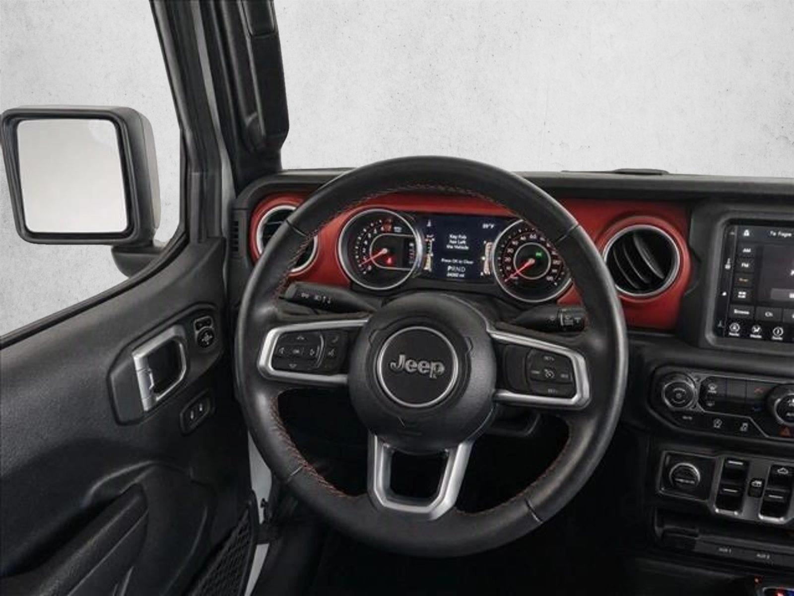 Used 2020 Bright White Clearcoat Jeep Rubicon image 29