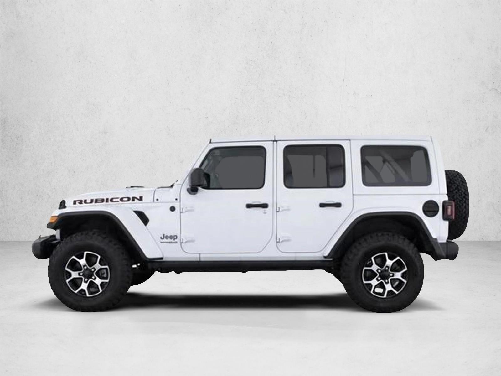 Used 2020 Bright White Clearcoat Jeep Rubicon image 4