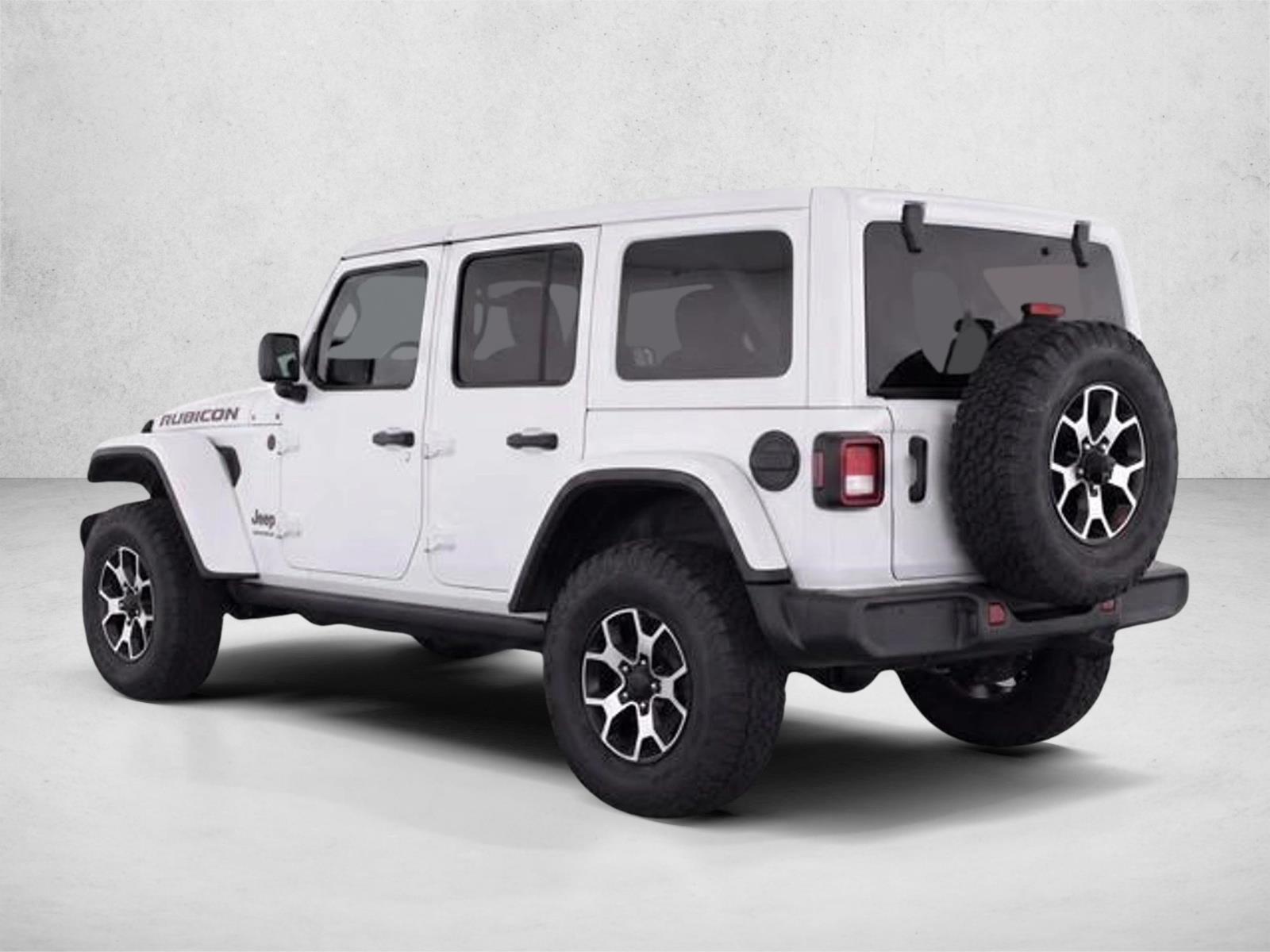 Used 2020 Bright White Clearcoat Jeep Rubicon image 5