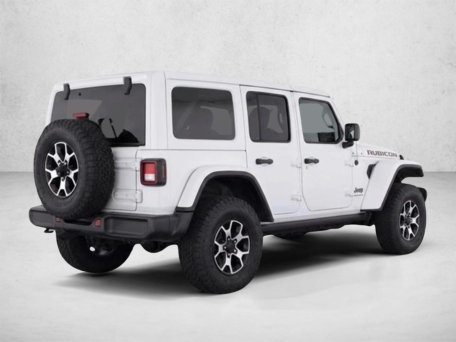 Used 2020 Bright White Clearcoat Jeep Rubicon image 7