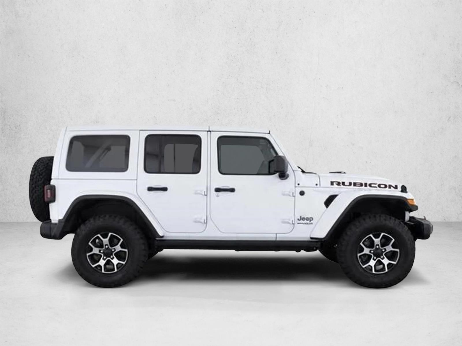 Used 2020 Bright White Clearcoat Jeep Rubicon image 8