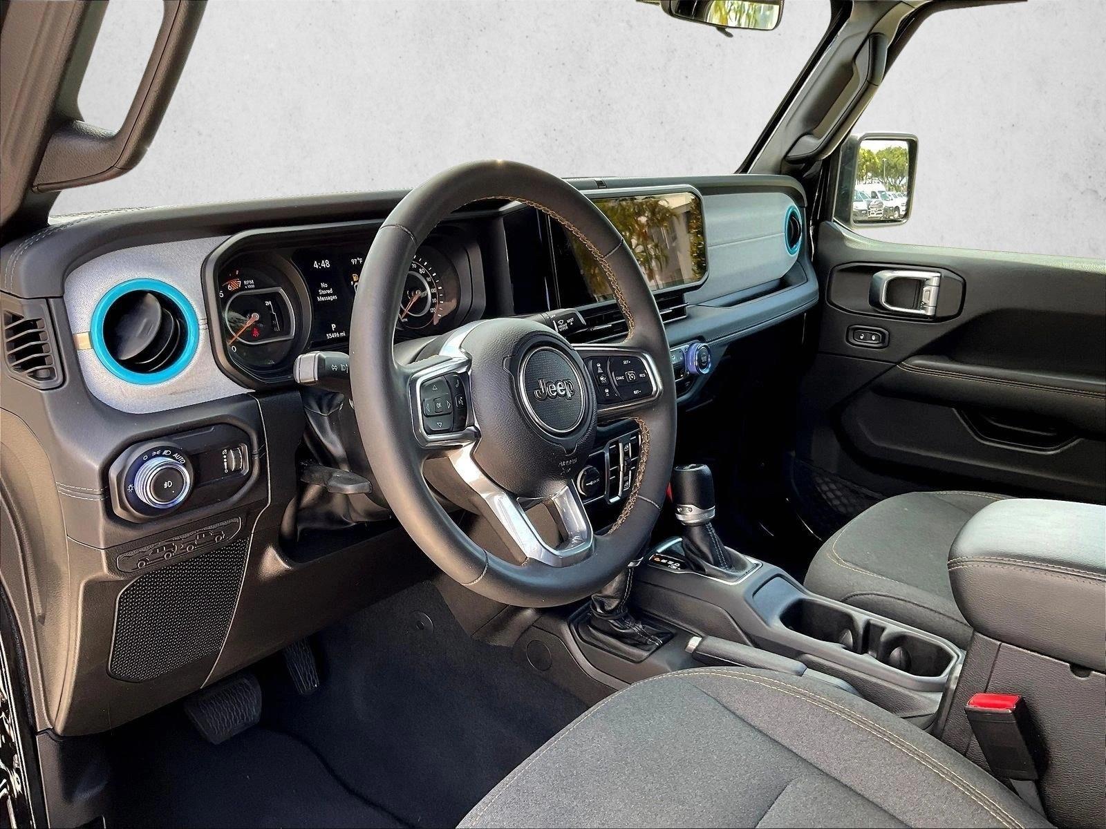 Used 2024 Black Clearcoat Jeep Sahara image 14