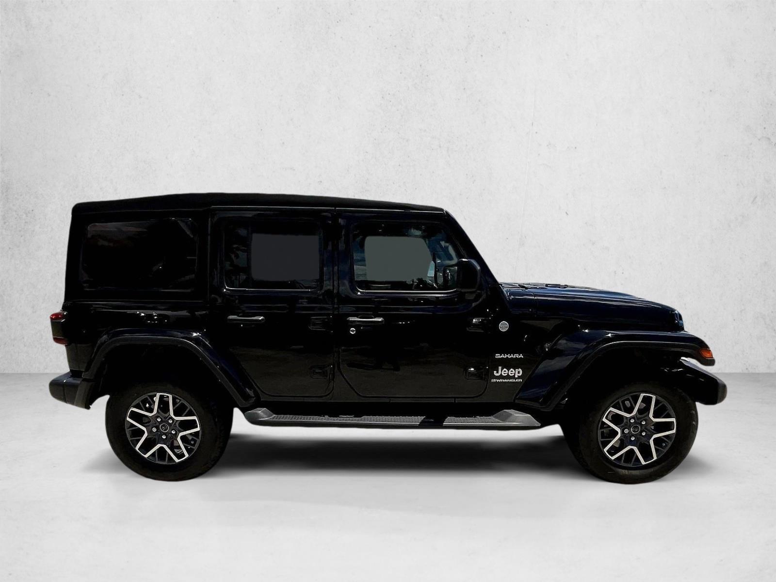 Used 2024 Black Clearcoat Jeep Sahara image 5