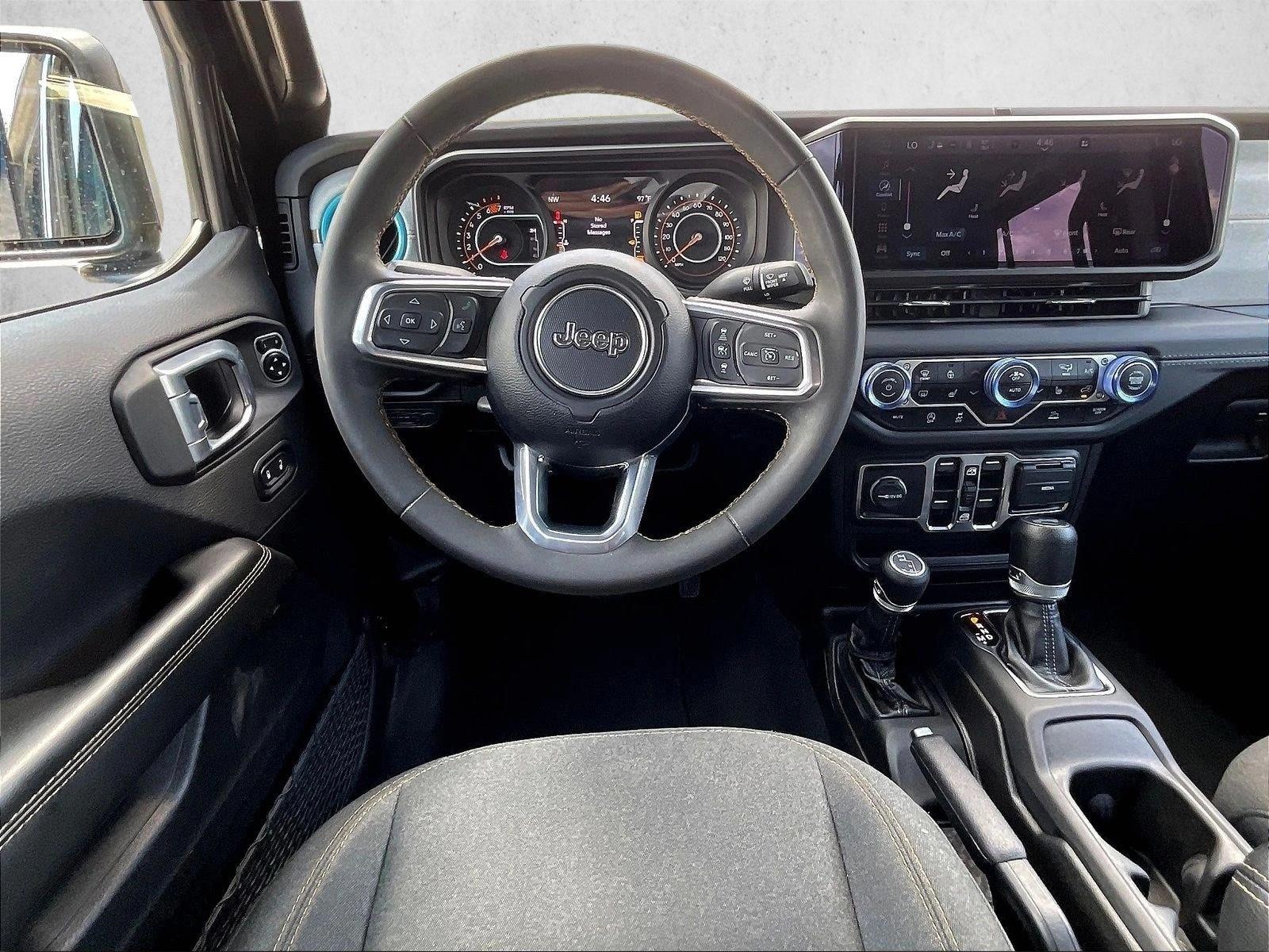 Used 2024 Black Clearcoat Jeep Sahara image 7