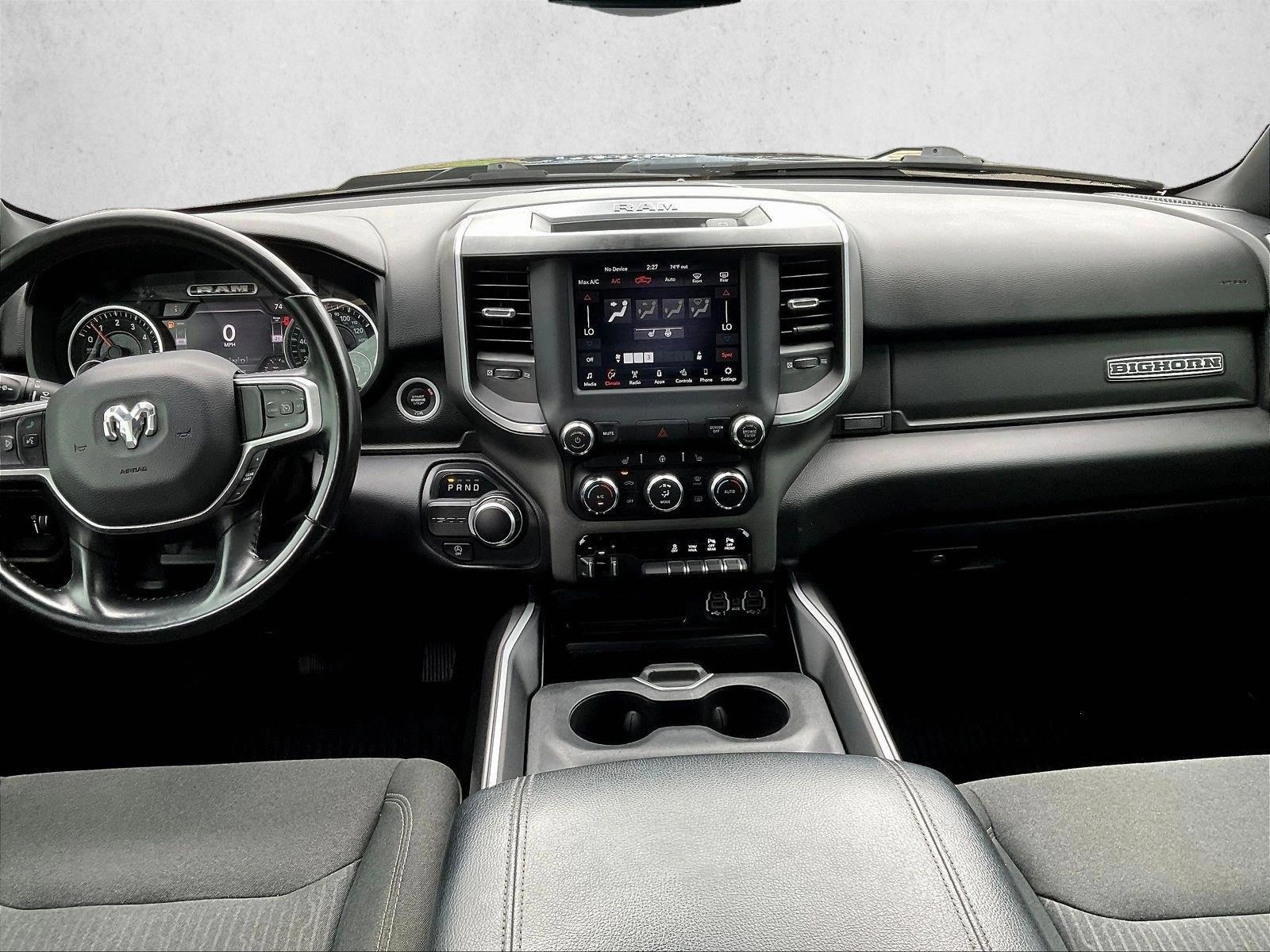 Used 2021 Diamond Black Crystal Pearlcoat Ram Big Horn image 6