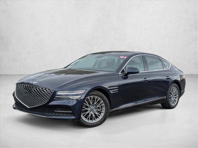 Capri Blue 2023 Genesis G80 2.5T RWD Sedan Rear-Wheel Drive Automatic