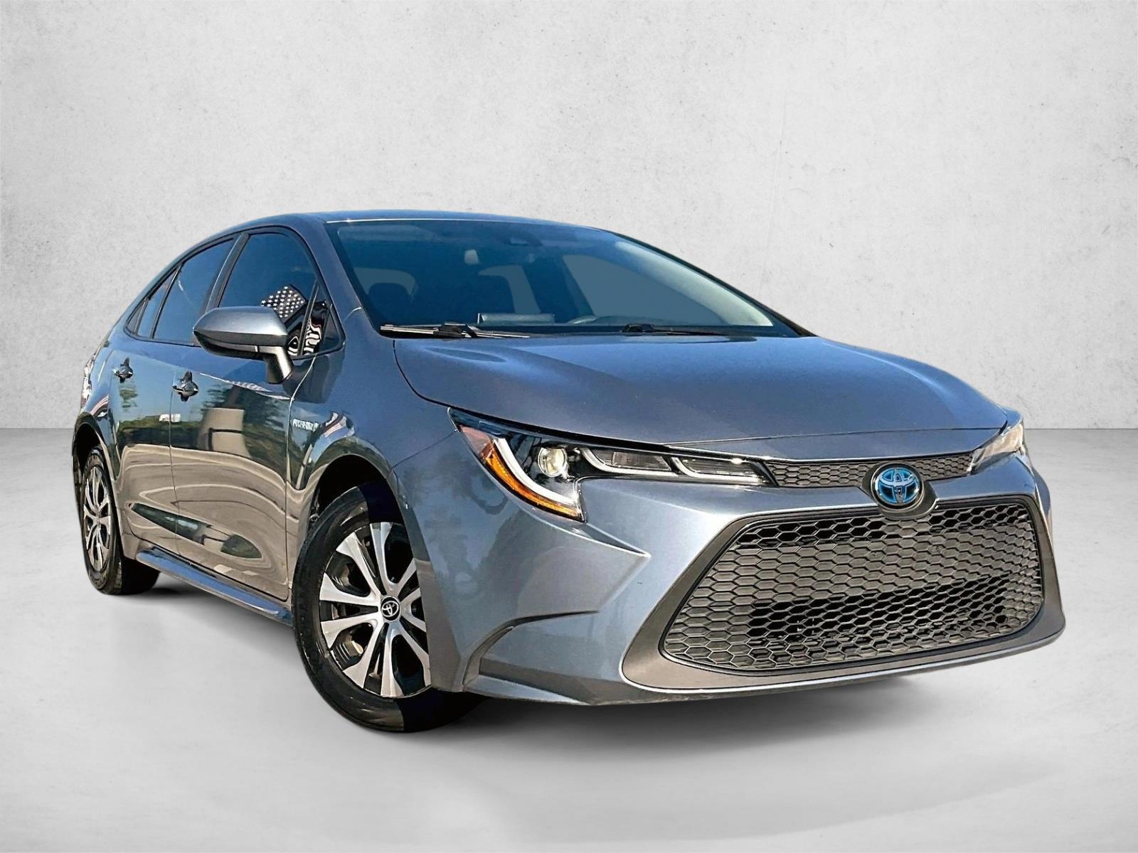 Used 2021 Celestite Toyota Hybrid LE image 12