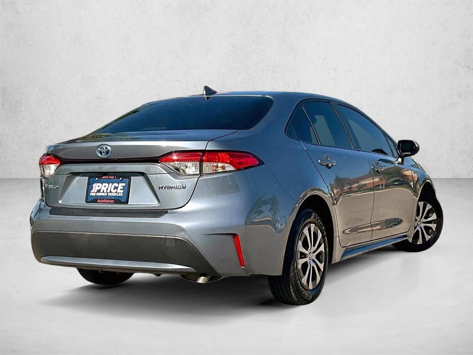 Used 2021 Celestite Toyota Hybrid LE image 2