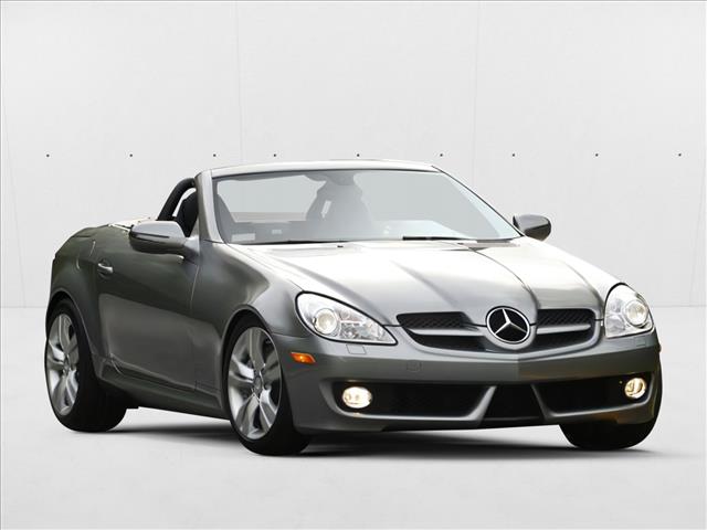 Mars Red 2009 Mercedes-Benz SLK Convertible Rear-Wheel Drive 6-Speed Manual