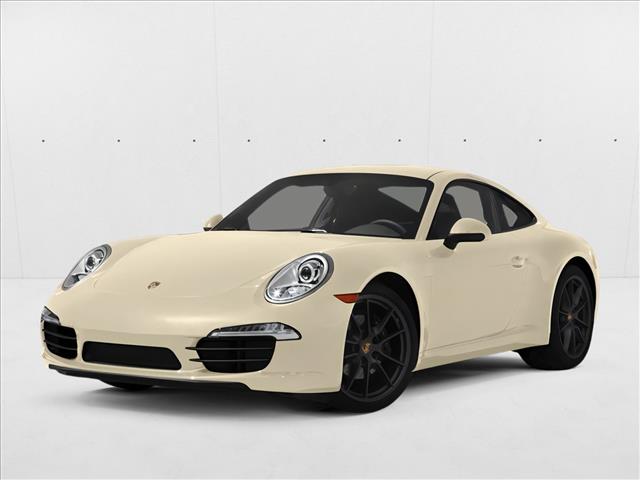 Cream White 2013 Porsche 911 Coupe Rear-Wheel Drive 7-Speed Manual