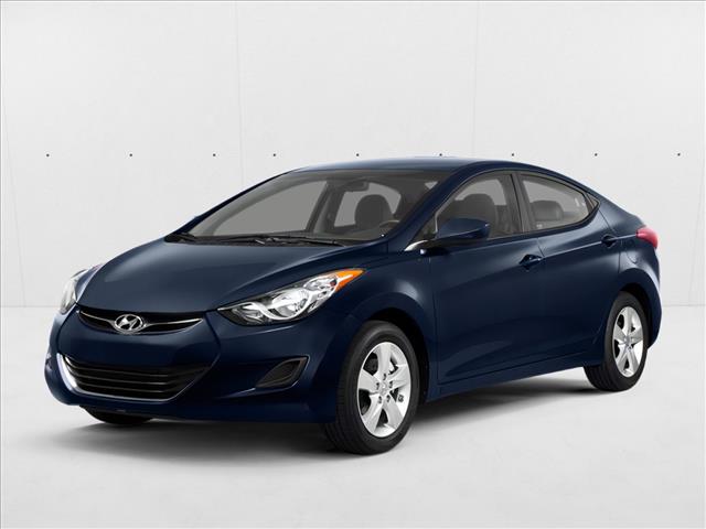 Atlantic Blue 2013 Hyundai Elantra Sedan Front-Wheel Drive 6-Speed Automatic