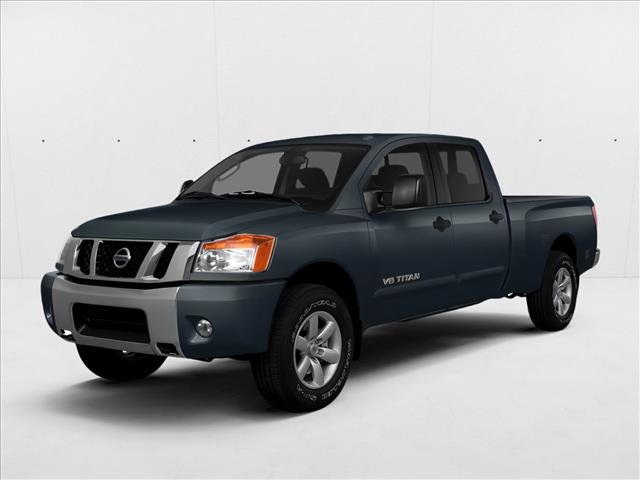 Gray (Graphite Blue Metallic) 2014 Nissan Titan Pickup Truck Four-Wheel Drive Automatic