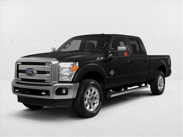 Black 2015 Ford F-250 Super Duty Lariat Crew Cab 4WD Pickup Truck Four-Wheel Drive 6-Speed Automatic