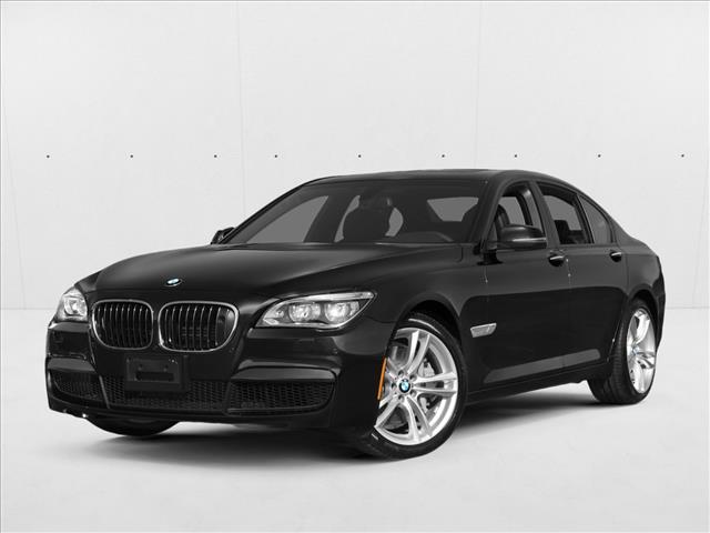 Black Sapphire Metallic 2015 BMW 7 Series Sedan All-Wheel Drive Automatic