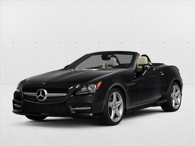 Black 2016 Mercedes-Benz SLK 300 Convertible Rear-Wheel Drive Automatic