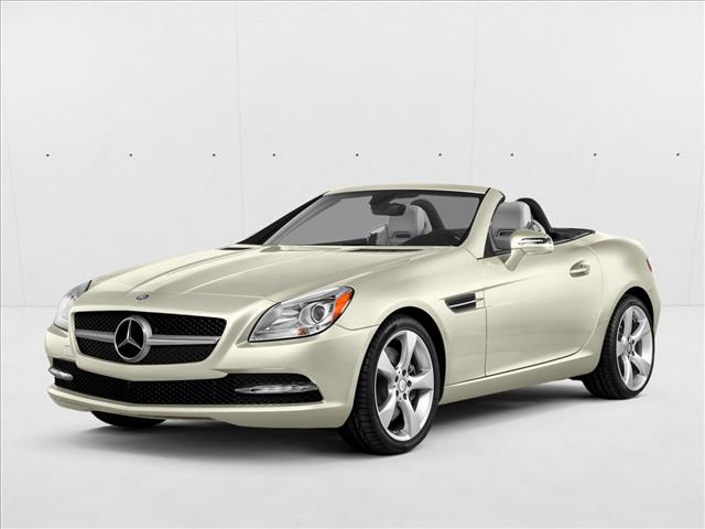 White 2016 Mercedes-Benz SLK Convertible Rear-Wheel Drive Automatic
