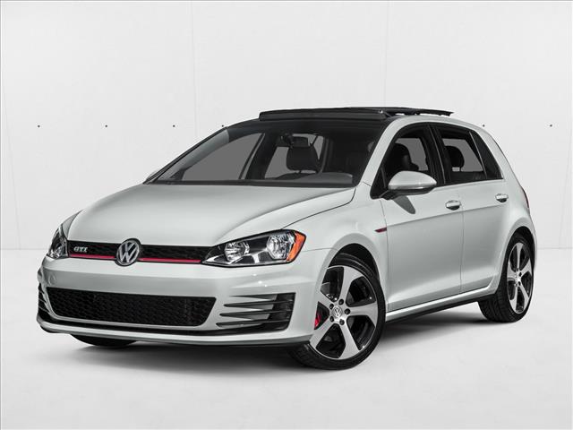 Pure White 2016 Volkswagen Golf GTI Hatchback Front-Wheel Drive 6-Speed Automatic