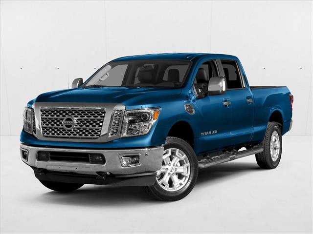 Deep Blue Pearl 2016 Nissan Titan Pickup Truck Four-Wheel Drive 6-Speed Automatic