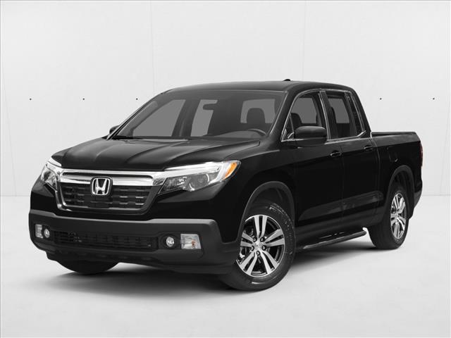 Gray 2017 Honda Ridgeline RTL Pickup Truck Front-Wheel Drive 6-Speed Automatic