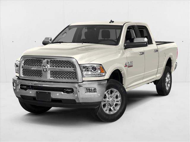 Pearl White 2017 RAM 2500 Laramie Crew Cab 4WD Pickup Truck Four-Wheel Drive 6-Speed Automatic