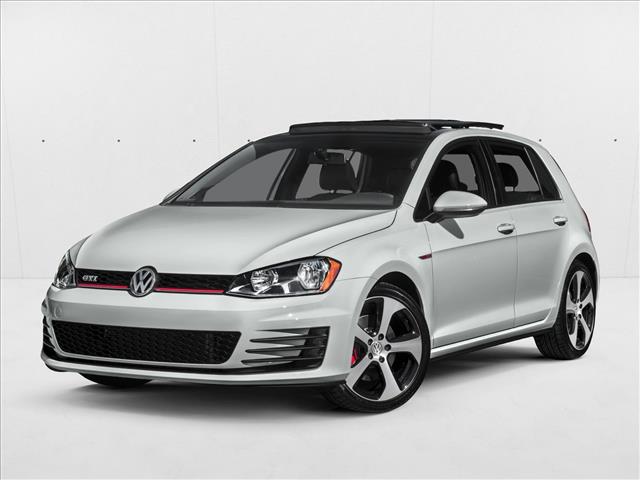 Pure White 2017 Volkswagen Golf GTI Hatchback Front-Wheel Drive 6-Speed Manual