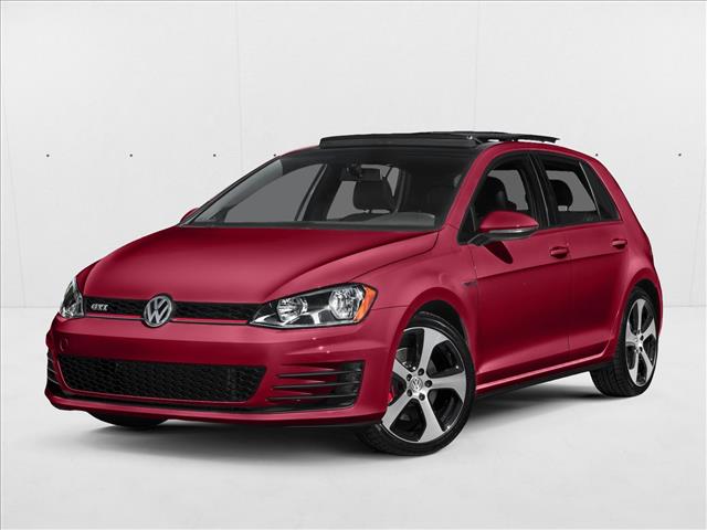 Tornado Red 2017 Volkswagen Golf GTI Hatchback Front-Wheel Drive 6-Speed Manual