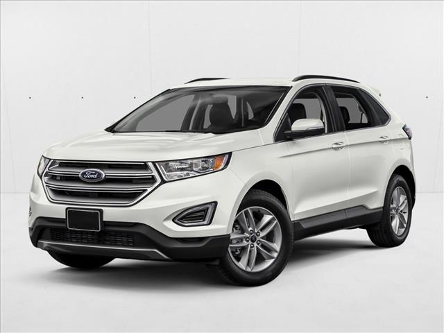 White Platinum Met 2017 Ford Edge Titanium AWD SUV / Crossover All-Wheel Drive 6-Speed Automatic