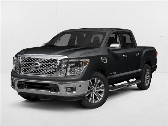 Gray (Magnetic Black) 2018 Nissan Titan SL Crew Cab 4WD Pickup Truck Four-Wheel Drive 7-Speed Automatic