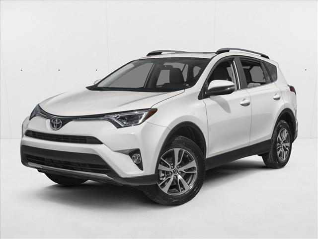 Super White 2018 Toyota RAV4 SUV / Crossover Front-Wheel Drive Automatic