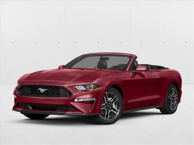 Red 2018 Ford Mustang Convertible Rear-Wheel Drive 6-Speed Manual