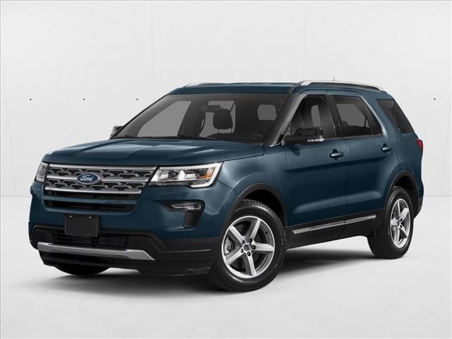 Blue Metallic 2018 Ford Explorer Limited SUV / Crossover Front-Wheel Drive 6-Speed Automatic