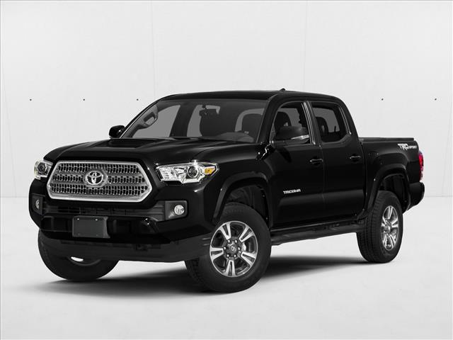 Midnight Black Metallic 2018 Toyota Tacoma TRD Sport Double Cab LB 4WD Pickup Truck Four-Wheel Drive Automatic