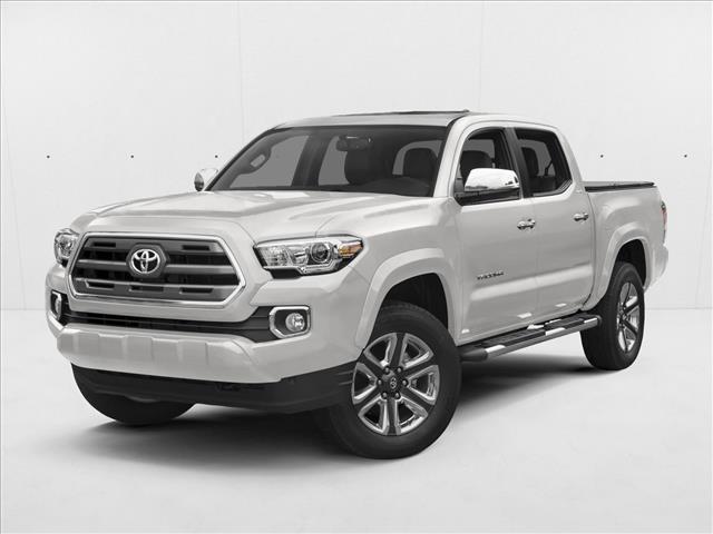 Super White 2018 Toyota Tacoma Pickup Truck Four-Wheel Drive Automatic