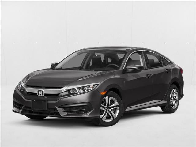 Red 2018 Honda Civic LX Sedan Front-Wheel Drive Automatic