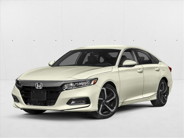 Gray (Platinum White Pea) 2018 Honda Accord Sedan Front-Wheel Drive Automatic