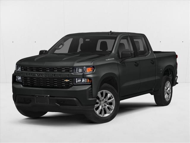 Shadow Gray Metallic 2019 Chevrolet Silverado 1500 Custom Crew Cab 4WD Pickup Truck Four-Wheel Drive 6-Speed Automatic