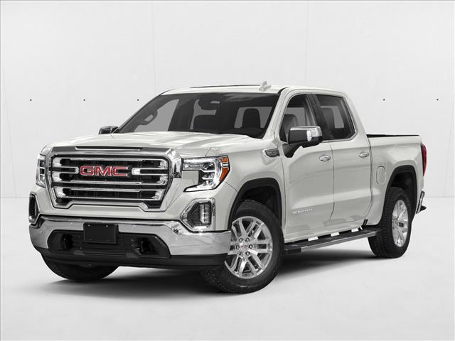 White Frost Tricoat 2019 GMC Sierra 1500 SLT Crew Cab RWD Pickup Truck 4X2 8-Speed Automatic