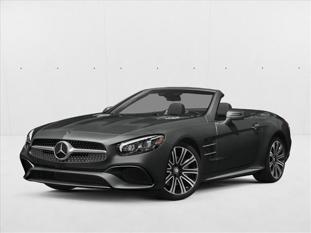 Gray (Selenite Grey Metallic) 2019 Mercedes-Benz SL-Class SL 450 RWD Convertible Rear-Wheel Drive Automatic