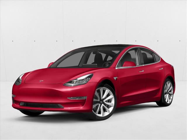 Red Multi-Coat 2018 Tesla Model 3 Long Range AWD Sedan All-Wheel Drive 1-Speed Automatic