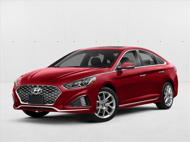 Scarlet Red 2019 Hyundai Sonata Sport FWD Sedan Front-Wheel Drive Automatic