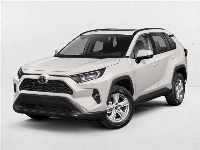 Super White 2019 Toyota RAV4 SUV / Crossover Front-Wheel Drive Automatic