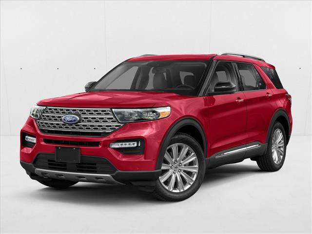 Rapid Red Metallic Tinted Clearcoat 2020 Ford Explorer Platinum AWD SUV / Crossover All-Wheel Drive Automatic