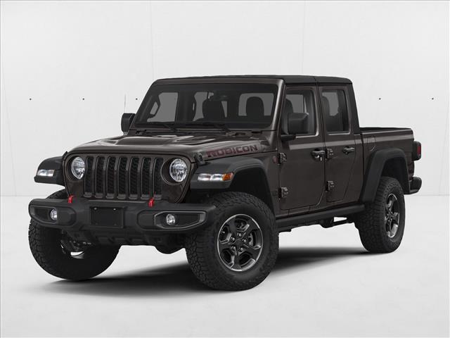 Gray (Granite Crystal Metallic Clearcoat) 2020 Jeep Gladiator Rubicon Crew Cab 4WD Pickup Truck Four-Wheel Drive 8-Speed Automatic