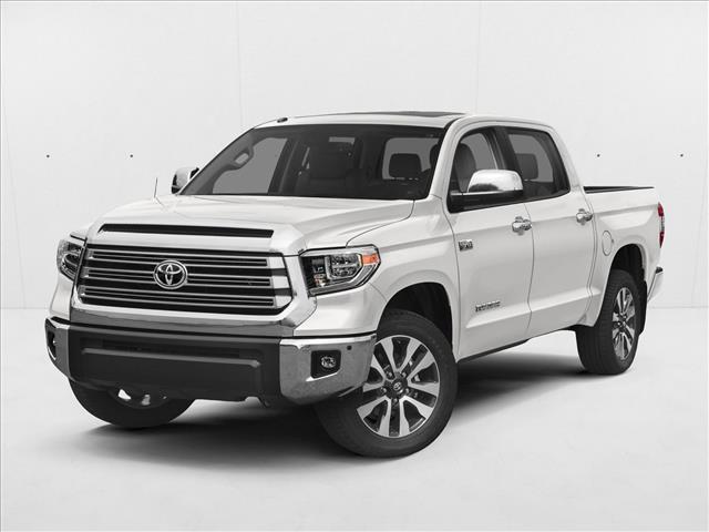 Super White 2020 Toyota Tundra Limited CrewMax 4WD Pickup Truck Four-Wheel Drive Automatic