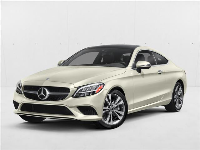 Polar White 2020 Mercedes-Benz C-Class Coupe Rear-Wheel Drive Automatic